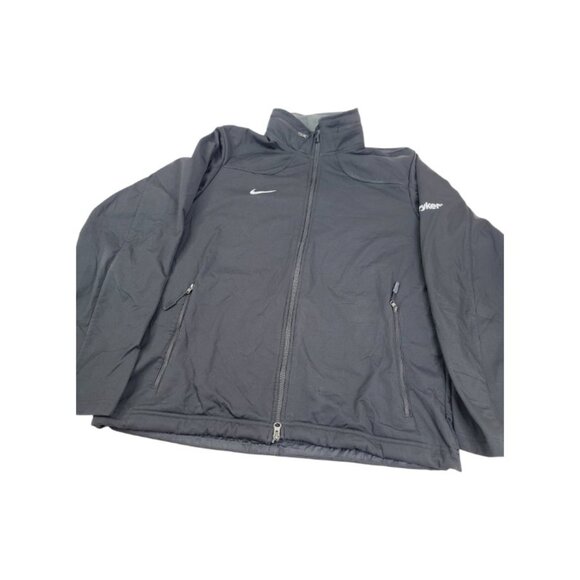 Nike Men's Black Sphere Coaches Long Sleeve Sport Fleece Jacket Size L - Picture 1 of 10